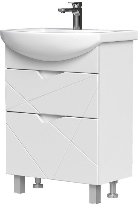 Тумба напольная Volna Pronto 60.2Y под умывальник Балтика белая Тумба напольная Volna Pronto 60.2Y под умывальник Балтика белая