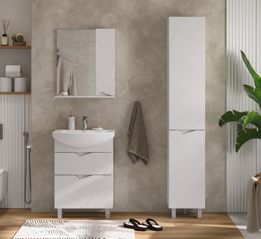 Тумба напольная Volna Pronto 60.2Y под умывальник Балтика белая Тумба напольная Volna Pronto 60.2Y под умывальник Балтика белая