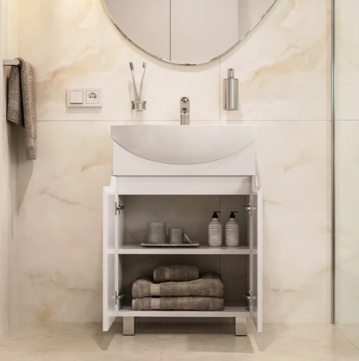 Тумба под умывальник Axus Порто 60 белый Тумба под умывальник Axus Порто 60 белый