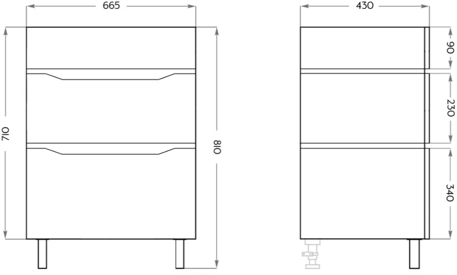 Тумба под умывальник Axus Милан 70 белый Тумба под умывальник Axus Милан 70 белый