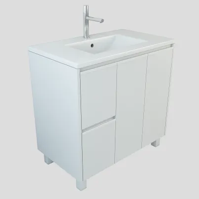 Тумба напольная Emmy Вега 90 белая Тумба напольная Emmy Вега 90 белая