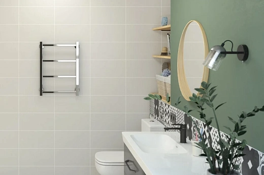 Полотенцесушитель водяной Стилье Версия-КН, 50/60, 600x500, белый, 12640-6050 Полотенцесушитель водяной Стилье Версия-КН, 50/60, 600x500, белый, 12640-6050