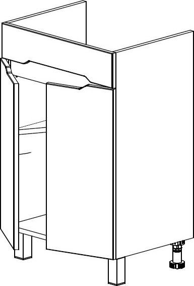 Тумба с умывальником СанитаМебель Сизаль 64.500 Визит-55 Тумба с умывальником СанитаМебель Сизаль 64.500 Визит-55