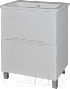Тумба с умывальником Гамма Р24 ОФ8-У 60 (4812044013924) Тумба с умывальником Гамма Р24 ОФ8-У 60 (4812044013924)