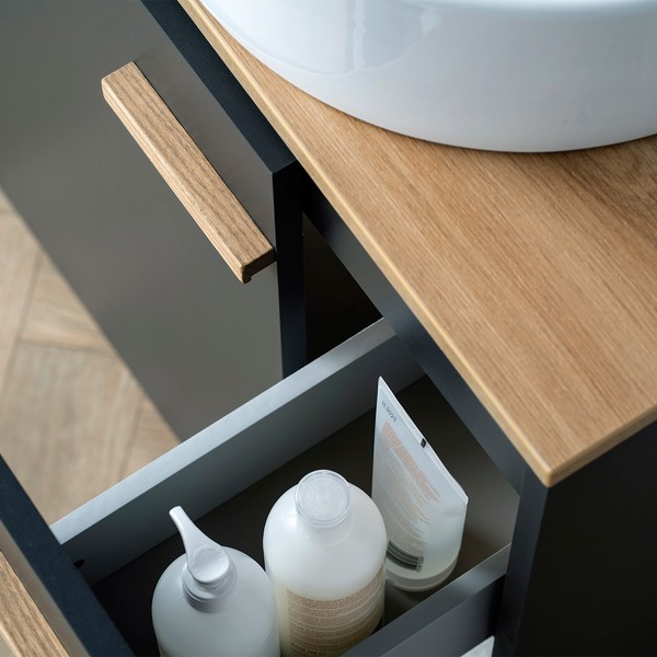 Тумба под умывальник Lauter Adri 59 (антрацит) Тумба под умывальник Lauter Adri 59 (антрацит)