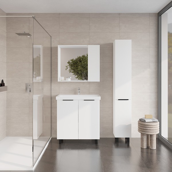 Тумба под умывальник Viant Берлин Moduo 60 / VBER60MDBEL-T2Y Тумба под умывальник Viant Берлин Moduo 60 / VBER60MDBEL-T2Y