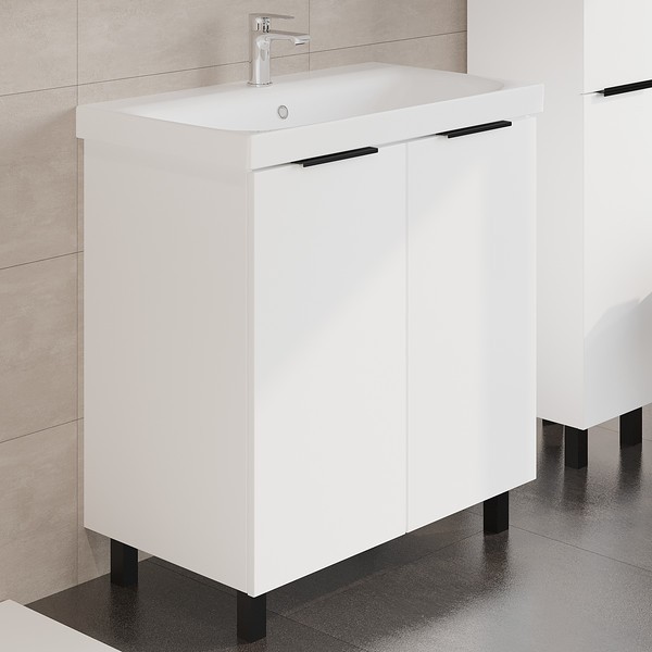 Тумба под умывальник Viant Берлин Moduo 60 / VBER60MDBEL-T2Y Тумба под умывальник Viant Берлин Moduo 60 / VBER60MDBEL-T2Y