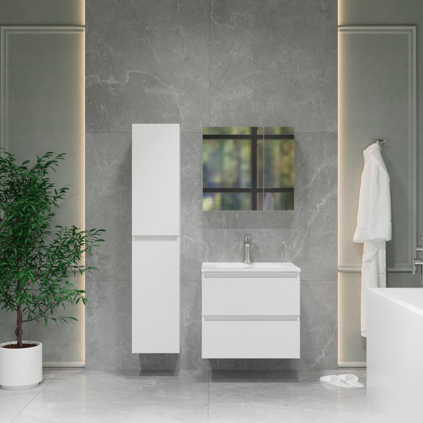 Тумба под умывальник Lauter Mia 60 (белый глянец) Тумба под умывальник Lauter Mia 60 (белый глянец)