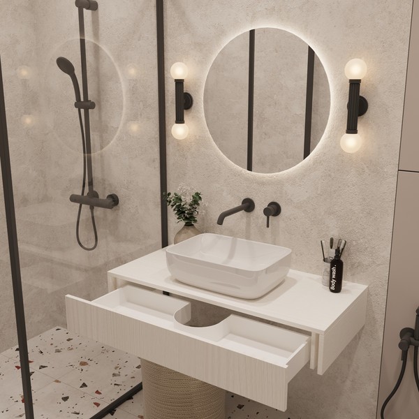 Тумба под умывальник ЗОВ Токио Премиум 100 / TP100WWPTOC2 (белый) Тумба под умывальник ЗОВ Токио Премиум 100 / TP100WWPTOC2 (белый)