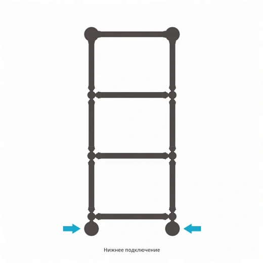 Полотенцесушитель водяной Сунержа Ренессанс 1304, 960x400, матовая шампань, 022-0280-9640 Полотенцесушитель водяной Сунержа Ренессанс 1304, 960x400, матовая шампань, 022-0280-9640