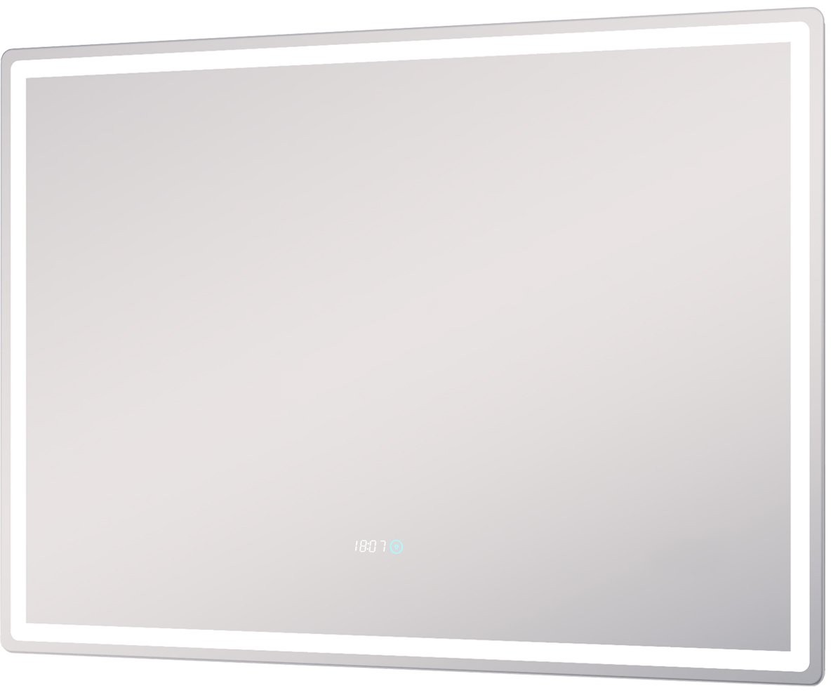 Зеркало Vigo Geometry Comfort 100x70 с подсветкой и часами Зеркало Vigo Geometry Comfort 100x70 с подсветкой и часами