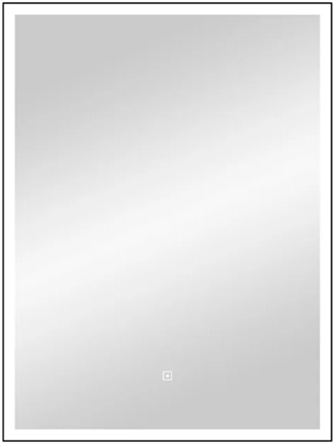 Зеркало Континент Frame Black LED 100x70 с бесконтактным сенсором, черный Зеркало Континент Frame Black LED 100x70 с бесконтактным сенсором, черный
