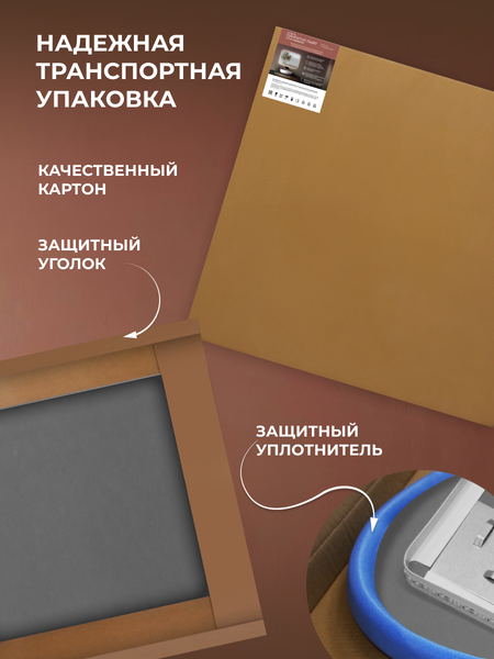 Зеркало Berges Балатон Лайт 50x70 с подсветкой Зеркало Berges Балатон Лайт 50x70 с подсветкой