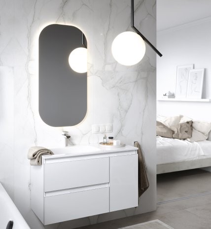 Зеркало Aqwella Soul 55x100 с подсветкой Зеркало Aqwella Soul 55x100 с подсветкой