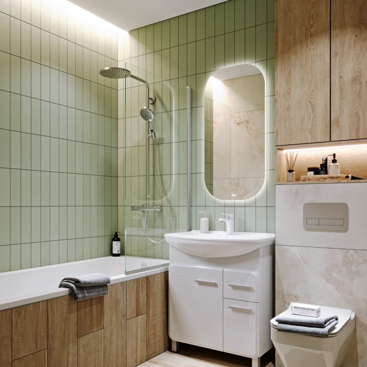 Зеркало Aqwella Soul 55x100 с подсветкой Зеркало Aqwella Soul 55x100 с подсветкой