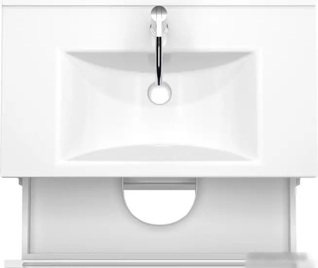 Тумба с умывальником ЗОВ Дион 70 / D70LWP0M9003MKV5-OL70 (белый матовый) Тумба с умывальником ЗОВ Дион 70 / D70LWP0M9003MKV5-OL70 (белый матовый)