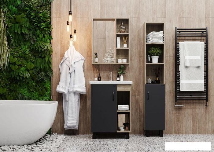 Тумба с умывальником Onika Тимбер 60.01 106116 + Фостер 60 Тумба с умывальником Onika Тимбер 60.01 106116 + Фостер 60