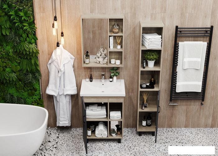 Тумба с умывальником Onika Тимбер 60.01 106116 + Фостер 60 Тумба с умывальником Onika Тимбер 60.01 106116 + Фостер 60