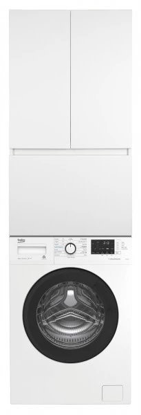 Шкаф над стиральной машиной Misty Амур Э-Ам08060-012Бк с корзиной Шкаф над стиральной машиной Misty Амур Э-Ам08060-012Бк с корзиной