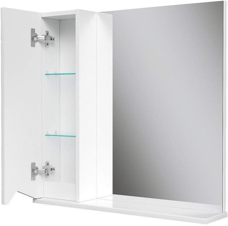Шкаф с зеркалом Volna Pronto 70 белый (левый) Шкаф с зеркалом Volna Pronto 70 белый (левый)