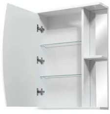 Шкаф с зеркалом Vako Луна 50 белый Шкаф с зеркалом Vako Луна 50 белый