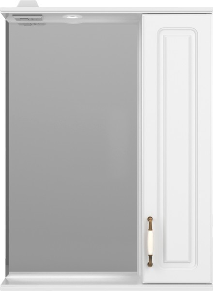 Шкаф с зеркалом для ванной Style Line Олеандр-2 70 (с подсветкой) Шкаф с зеркалом для ванной Style Line Олеандр-2 70 (с подсветкой)