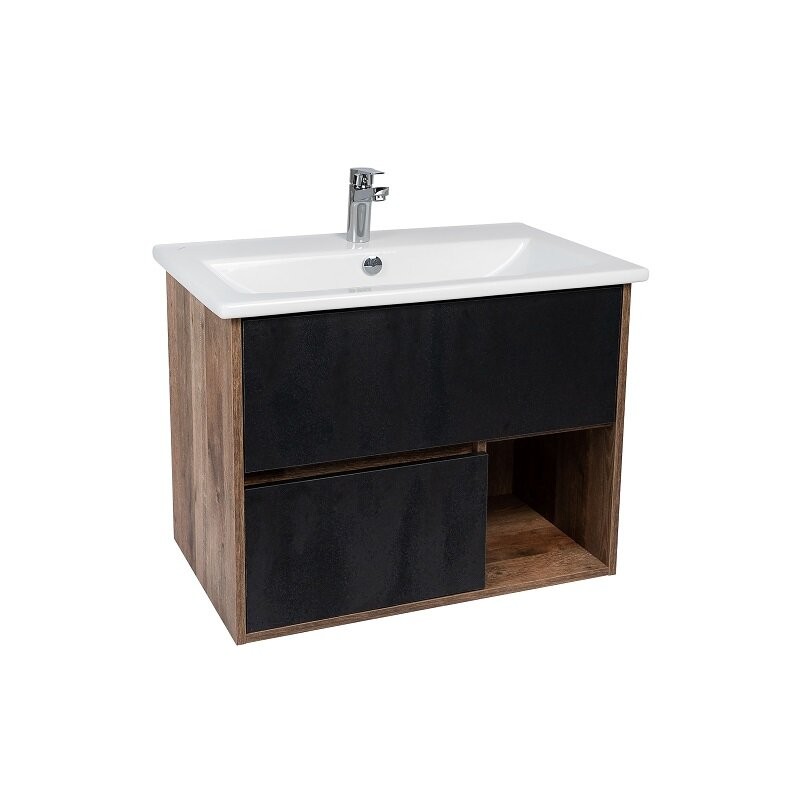 Тумба под умывальник Viant Люксембург Элина 60 / VLUX60ELCH-T2YP (черный) Тумба под умывальник Viant Люксембург Элина 60 / VLUX60ELCH-T2YP (черный)