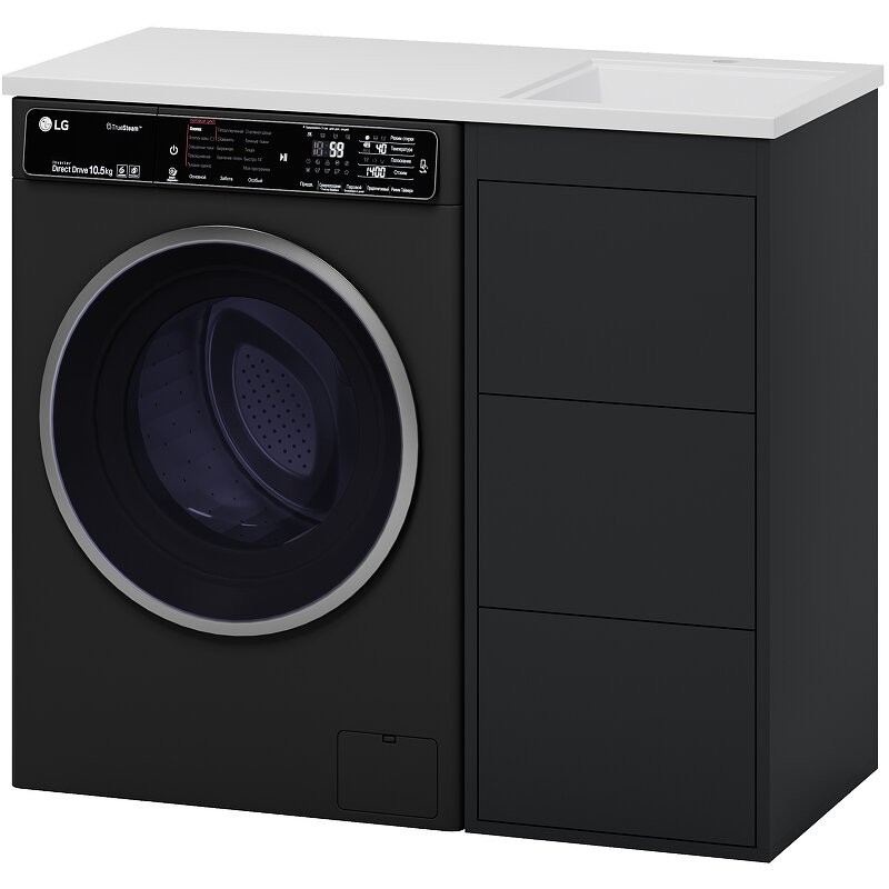 Тумба под умывальник Brevita Grafit 60 / GRA-01060-013Я Тумба под умывальник Brevita Grafit 60 / GRA-01060-013Я