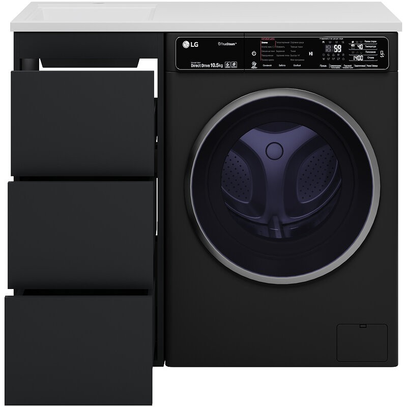 Тумба под умывальник Brevita Grafit 60 / GRA-01060-013Я Тумба под умывальник Brevita Grafit 60 / GRA-01060-013Я