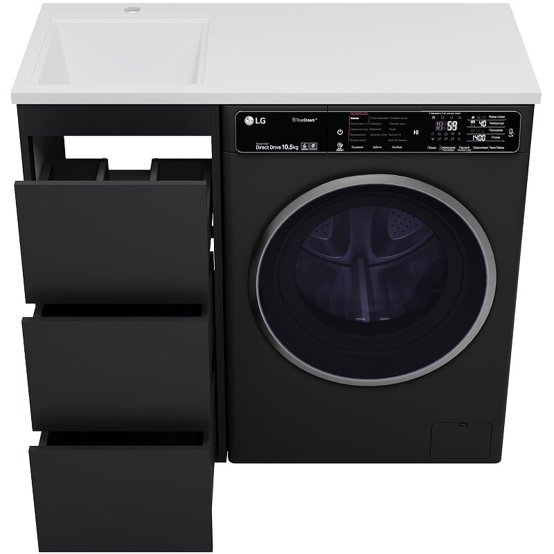 Тумба под умывальник Brevita Grafit 60 / GRA-01060-013Я Тумба под умывальник Brevita Grafit 60 / GRA-01060-013Я