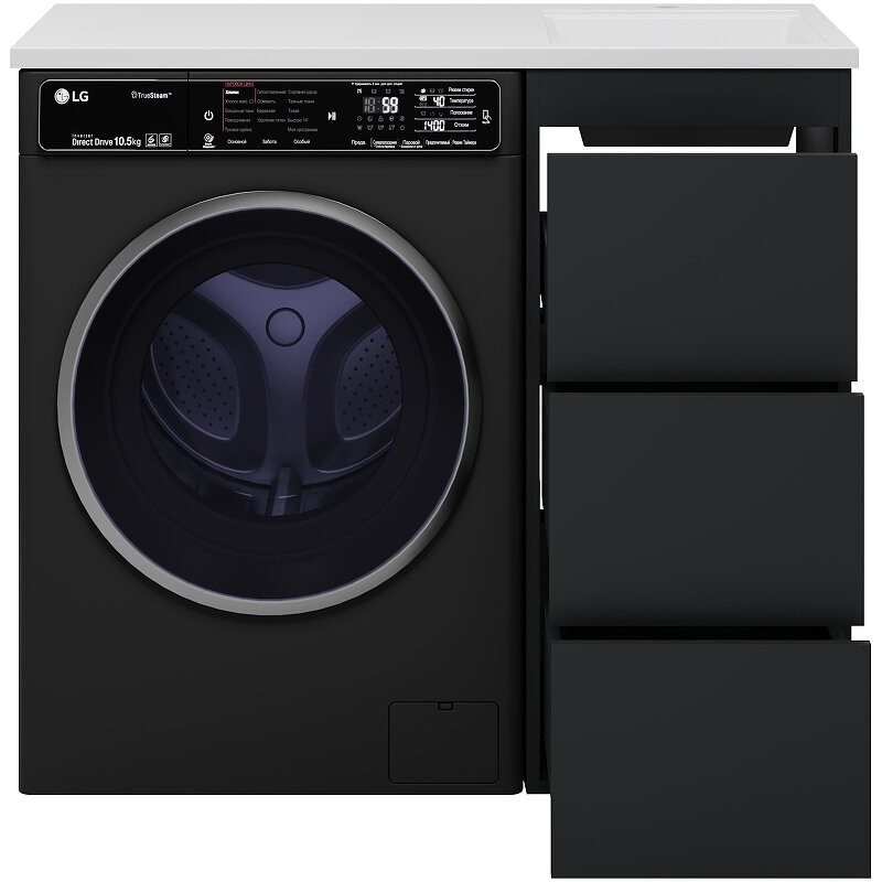 Тумба под умывальник Brevita Grafit 60 / GRA-01060-013Я Тумба под умывальник Brevita Grafit 60 / GRA-01060-013Я