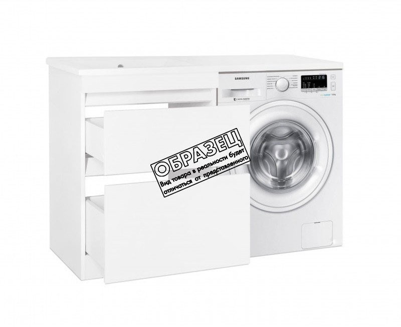 Тумба под умывальник Style Line Оптима 50 2 ящика Люкс Plus (напольная) Тумба под умывальник Style Line Оптима 50 2 ящика Люкс Plus (напольная)