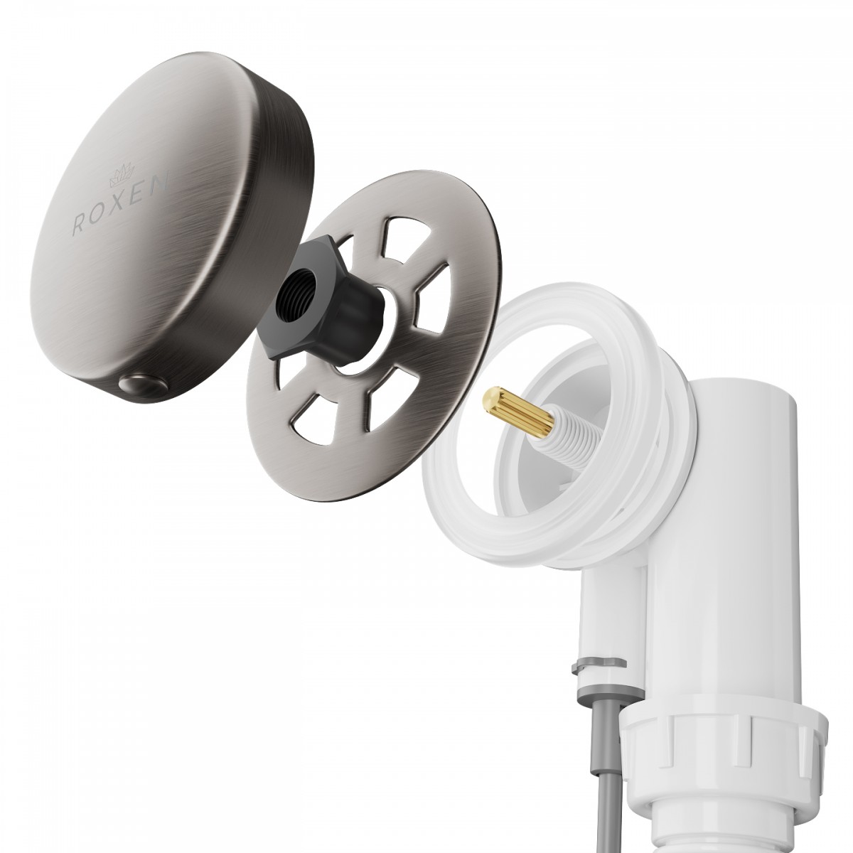 Сифон для ванны Roxen R70A-GM полуавтомат Сифон для ванны Roxen R70A-GM полуавтомат