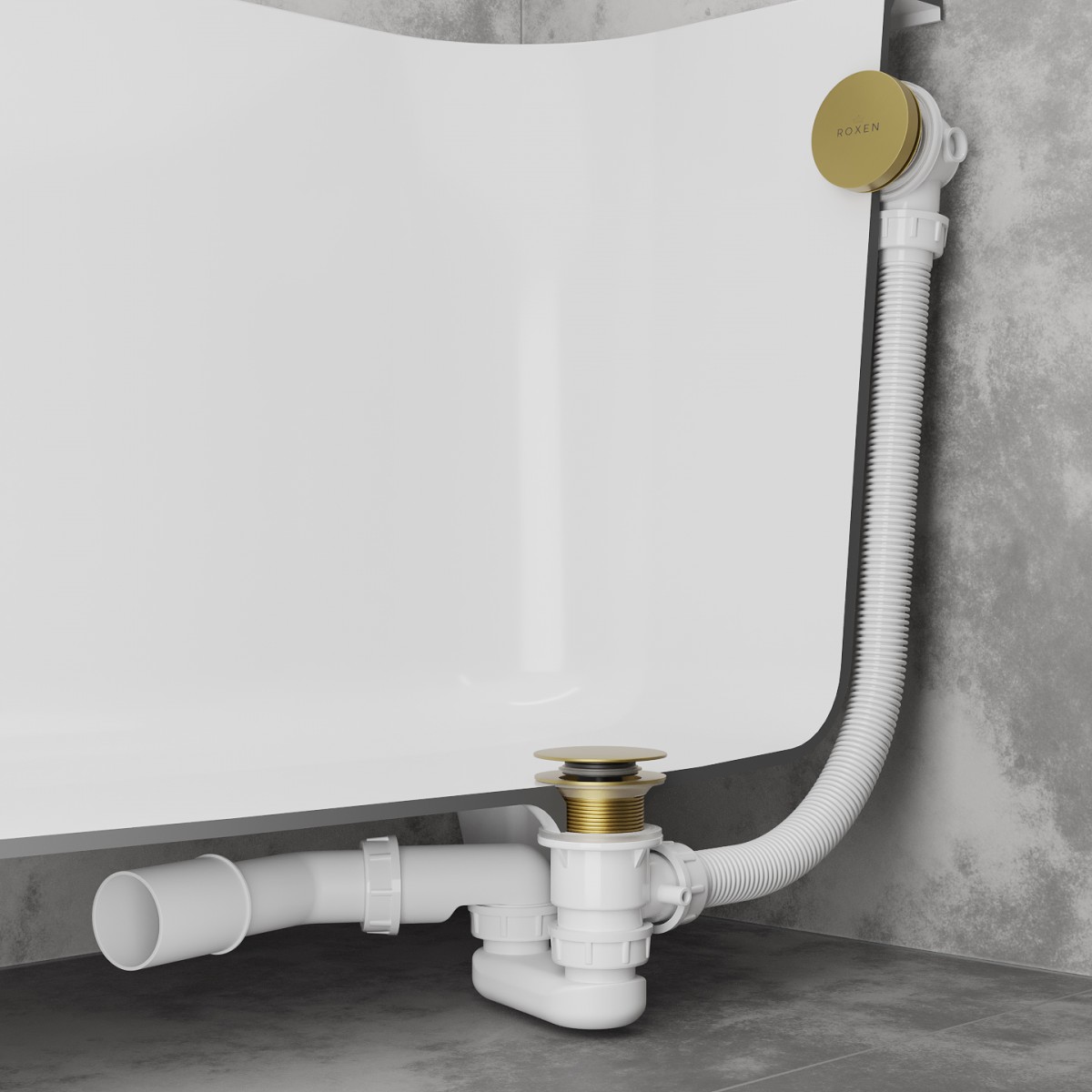 Сифон для ванны Roxen R70C-G Click-Clack Сифон для ванны Roxen R70C-G Click-Clack