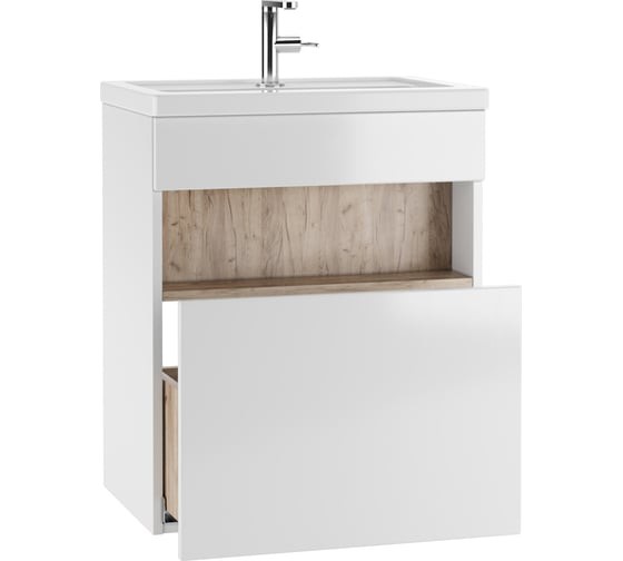 Тумба под умывальник Домино Maria 60 Fortuna В1 подвесная Тумба под умывальник Домино Maria 60 Fortuna В1 подвесная