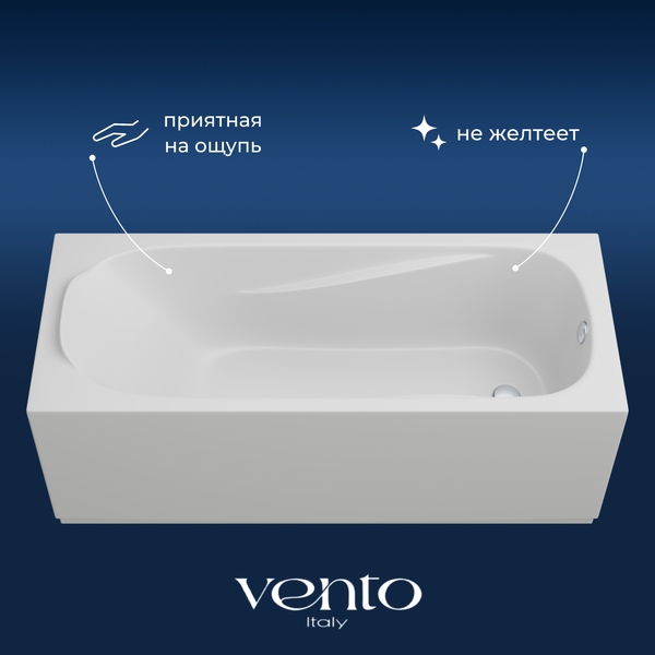 Ванна акриловая Ventospa Serena LA 160x70 (с каркасом и экраном) Ванна акриловая Ventospa Serena LA 160x70 (с каркасом и экраном)