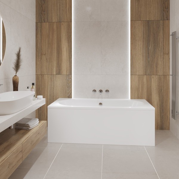 Ванна акриловая Lauter Ava 170x75 / 21208070 (с ножками и лицевым экраном) Ванна акриловая Lauter Ava 170x75 / 21208070 (с ножками и лицевым экраном)