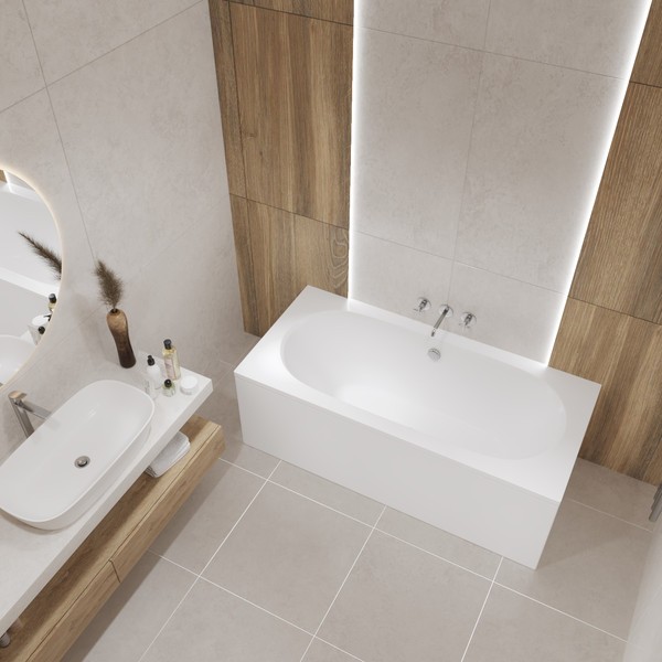 Ванна акриловая Lauter Ava 170x75 / 21208070 (с ножками и лицевым экраном) Ванна акриловая Lauter Ava 170x75 / 21208070 (с ножками и лицевым экраном)