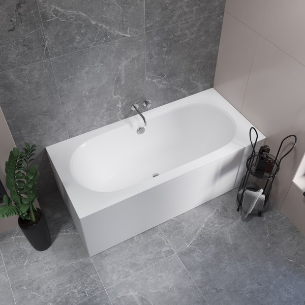 Ванна акриловая Lauter Ava 170x75 / 21208070 (с ножками и лицевым экраном) Ванна акриловая Lauter Ava 170x75 / 21208070 (с ножками и лицевым экраном)