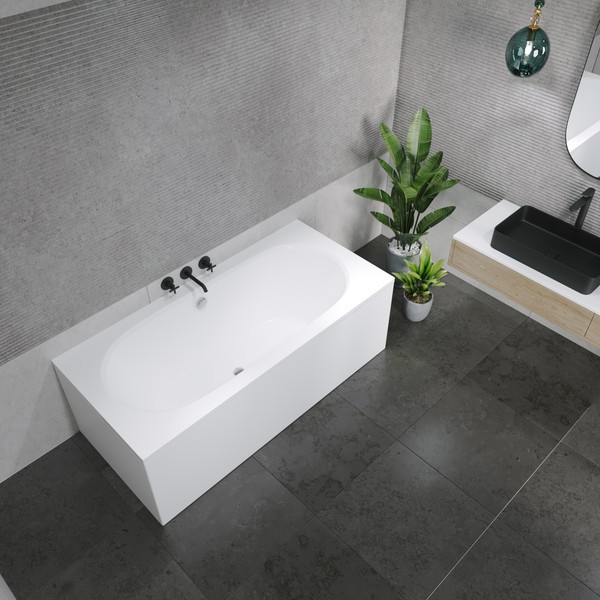 Ванна акриловая Lauter Ava 150x75 / 21208050 (с ножками и лицевым экраном) Ванна акриловая Lauter Ava 150x75 / 21208050 (с ножками и лицевым экраном)