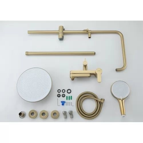Душевая система Gappo G2499-33 золотой сатин Душевая система Gappo G2499-33 золотой сатин