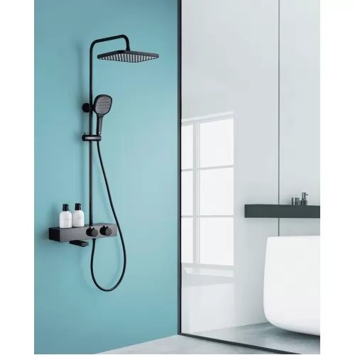 Душевая система Gappo G2495-16 черный Душевая система Gappo G2495-16 черный