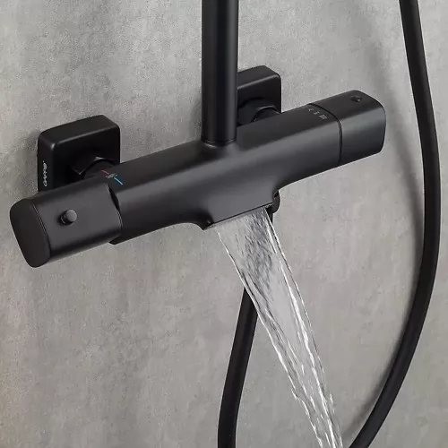 Душевая система Gappo G2495-76 черный Душевая система Gappo G2495-76 черный