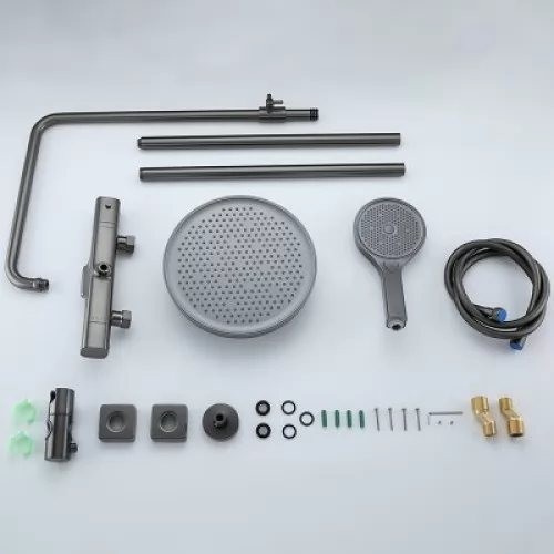 Душевая система Gappo G2495-79 Оружейная сталь Душевая система Gappo G2495-79 Оружейная сталь