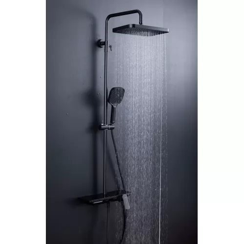 Душевая система Gappo G2496-16 черный Душевая система Gappo G2496-16 черный