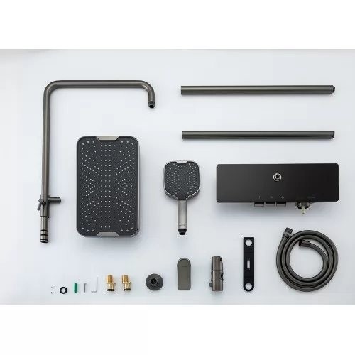 Душевая система Gappo G2496-19 оружейная сталь Душевая система Gappo G2496-19 оружейная сталь