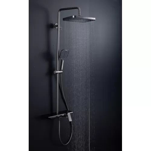 Душевая система Gappo G2496-19 оружейная сталь Душевая система Gappo G2496-19 оружейная сталь