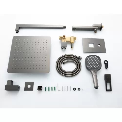 Душевая система Gappo G7117-9 оружейная сталь Душевая система Gappo G7117-9 оружейная сталь