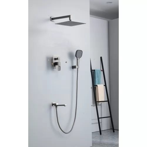 Душевая система Gappo G7117-9 оружейная сталь Душевая система Gappo G7117-9 оружейная сталь