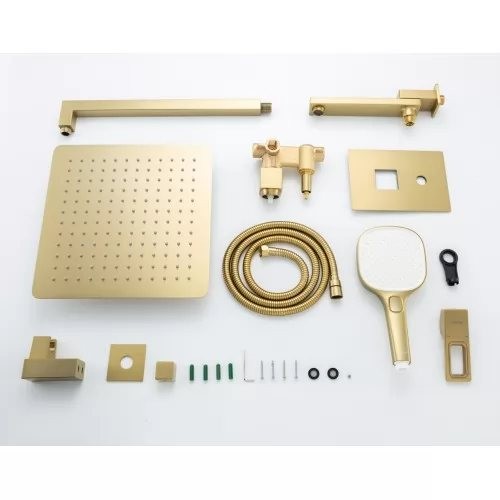 Душевая система Gappo G7117-3 золотой сатин Душевая система Gappo G7117-3 золотой сатин